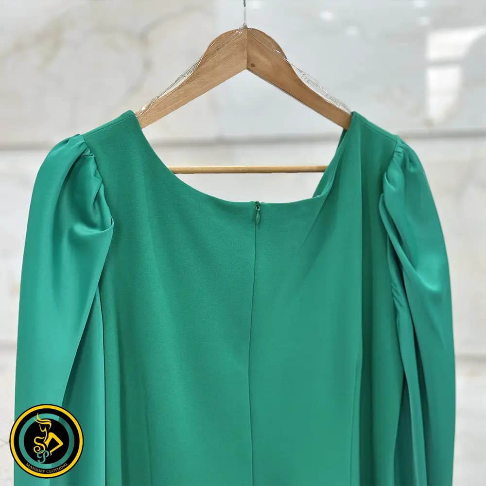 پیراهن مجلسی و اسپرت آستین ساتن — تصویر ۴