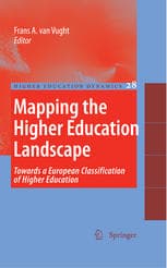 Mapping the Higher Education Landscape: Towards a European Classifi cation of Higher Education