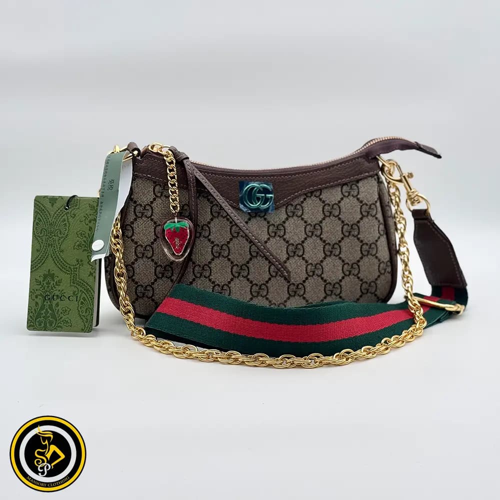 کیف دوشی و دستی گوچی (Gucci) هلالی سوپر مستر فول پک — تصویر ۳