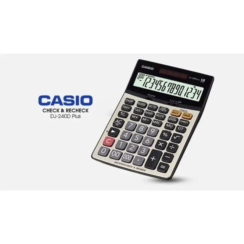 ماشین حساب کاسیو مدل DJ-240D Plus کد B18046 — تصویر ۵