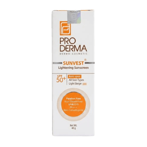کرم ضدآفتاب و روشن کننده لک های پوست spf50(بژروشن)