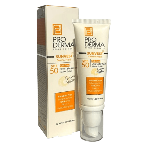 ضدآفتاب فلوئید فاقدچربی پرودرما spf50