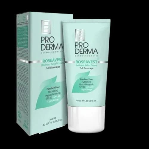 کرم پوشاننده ومرطوب کننده رنگی صورت پرودرما (سی سی کرم بژروشن)