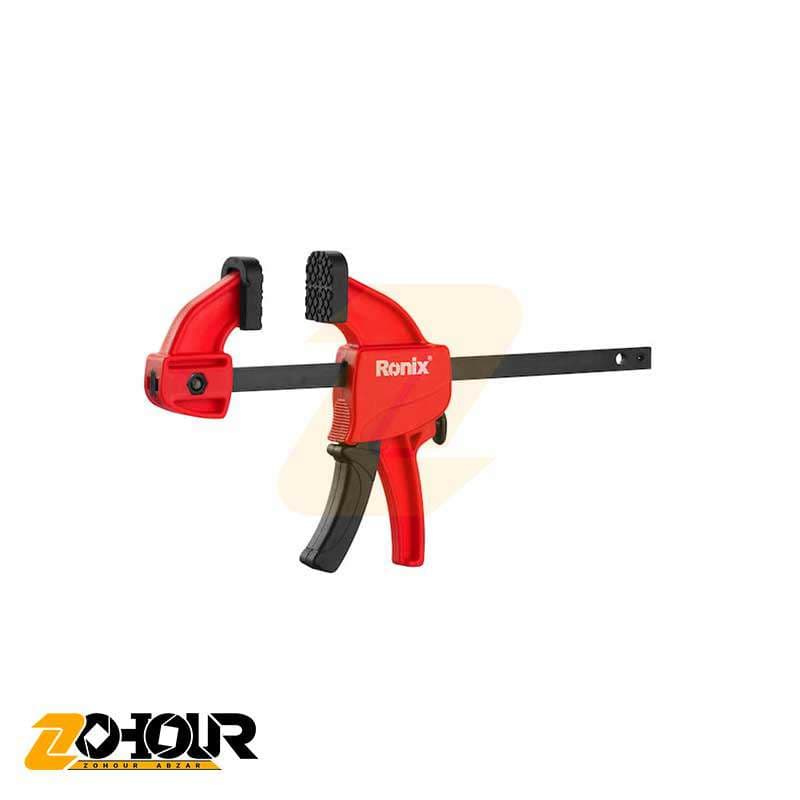 پیچ دستی فشاری فانتزی 10 سانت رونیکس مدل Ronix RH-7501 — تصویر ۴