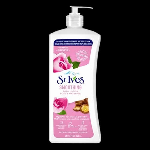 لوسیون بدن سنت ایوز حاوی عصاره گل رز و روغن آرگانST.Ives