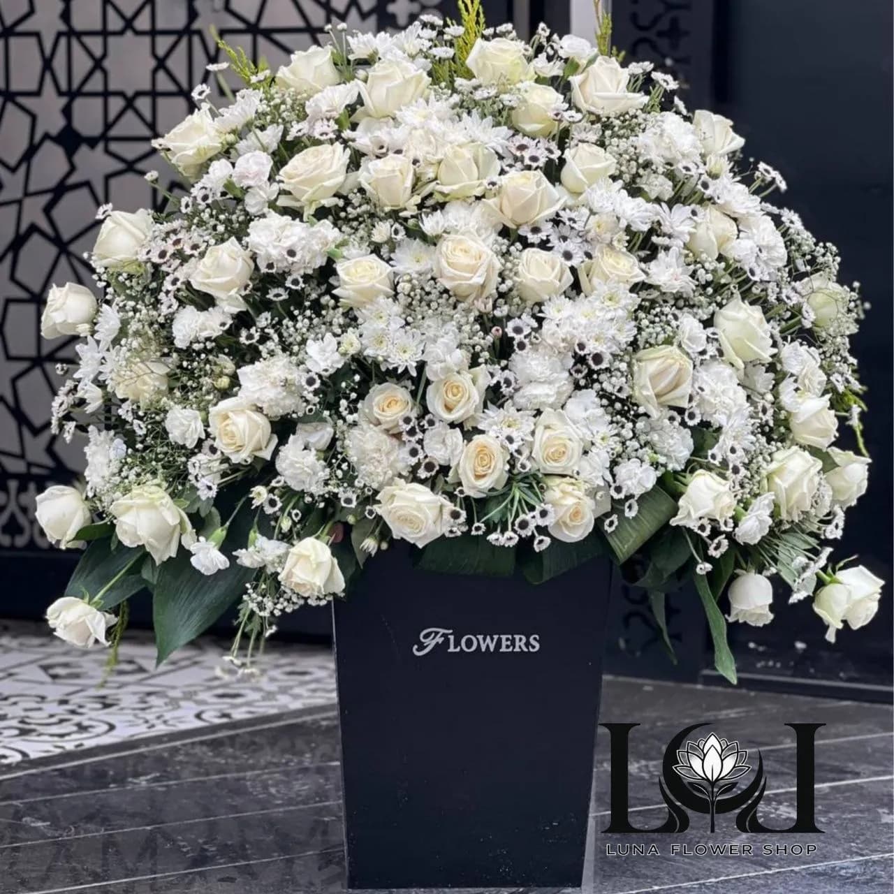 باکس گل طبیعی ترحیم BL205