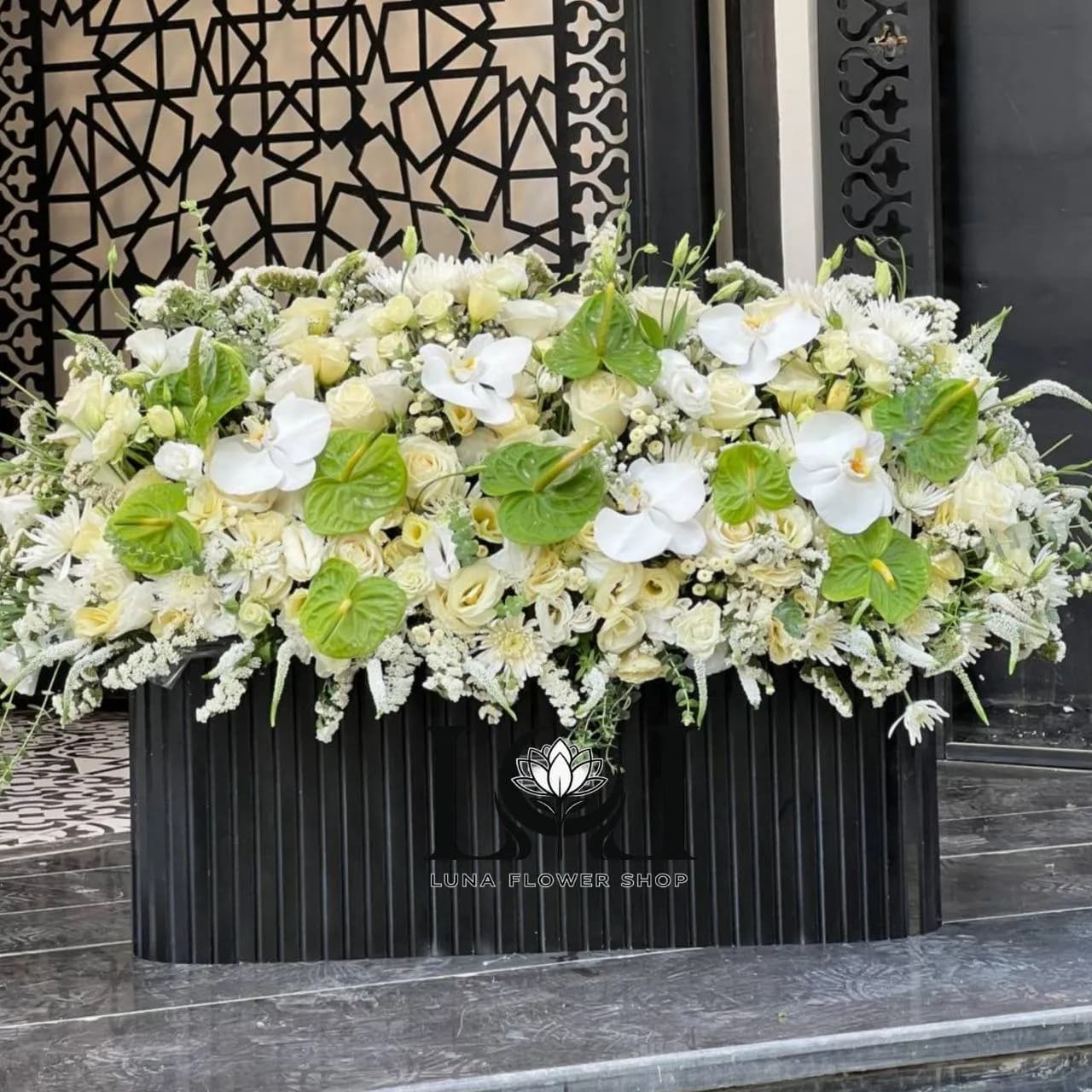باکس گل طبیعی ترحیم BL192