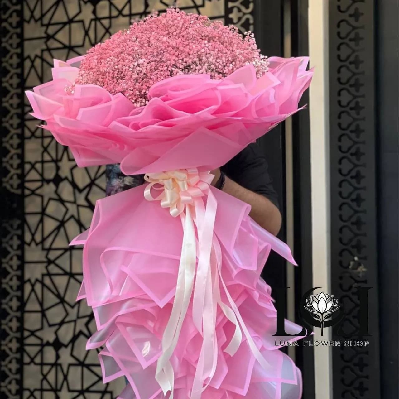 دسته گل طبیعی ژیپسوفیلا DL196