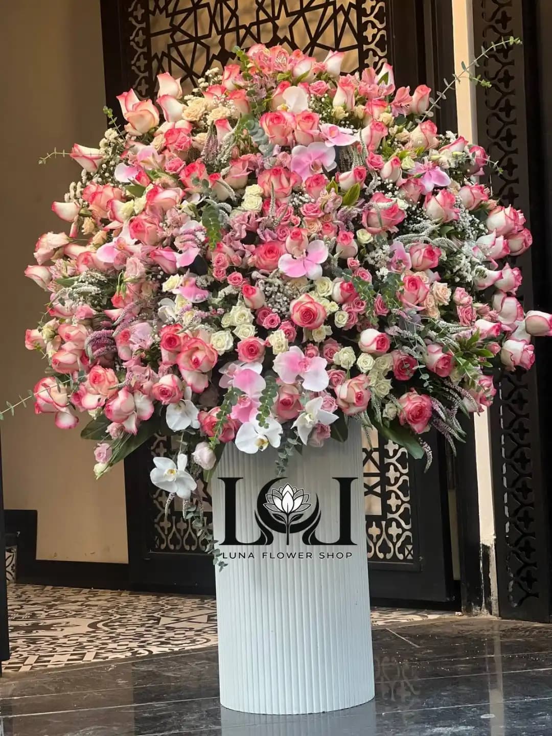 باکس گل رز و ارکیده BL173