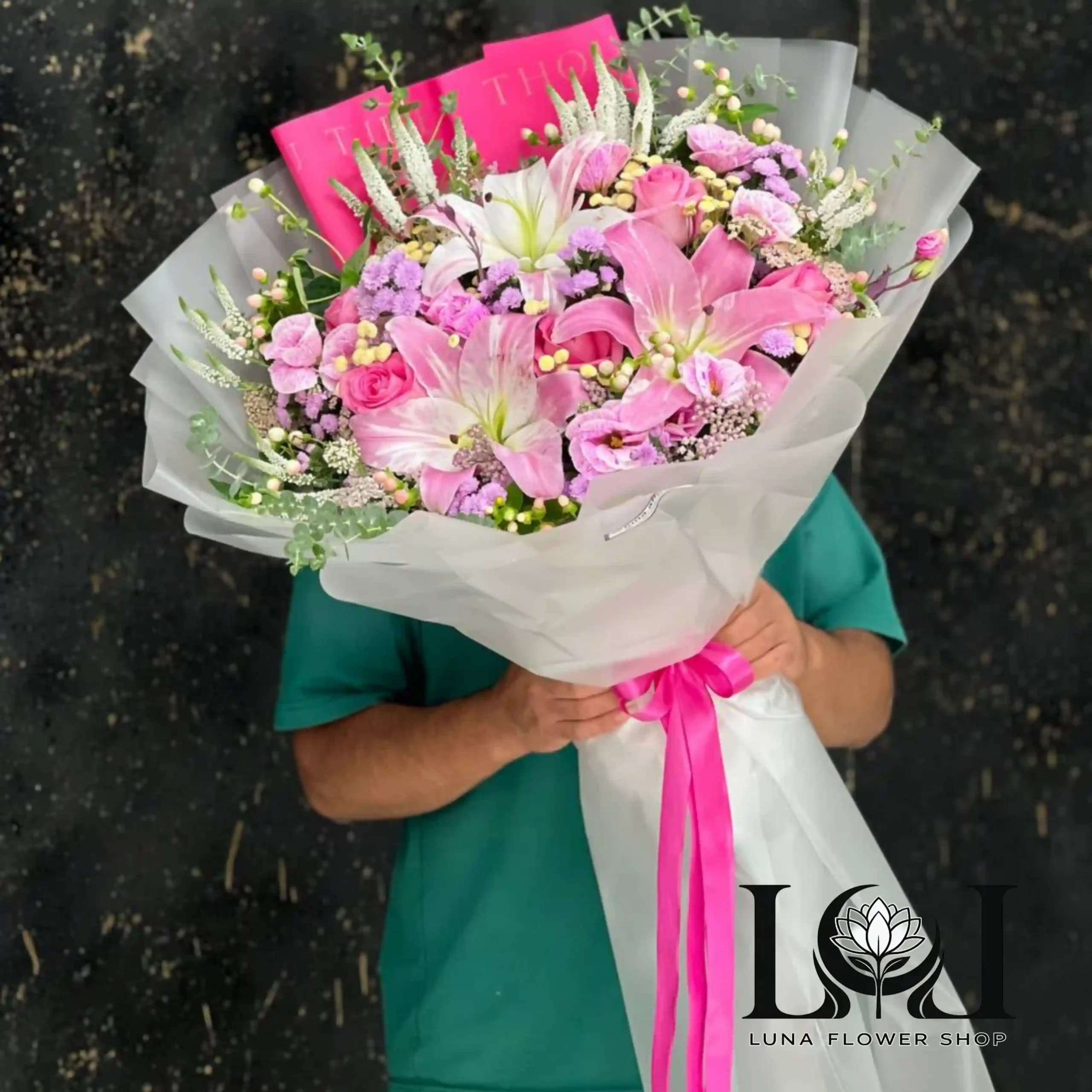 دسته گل لیلیوم DL135