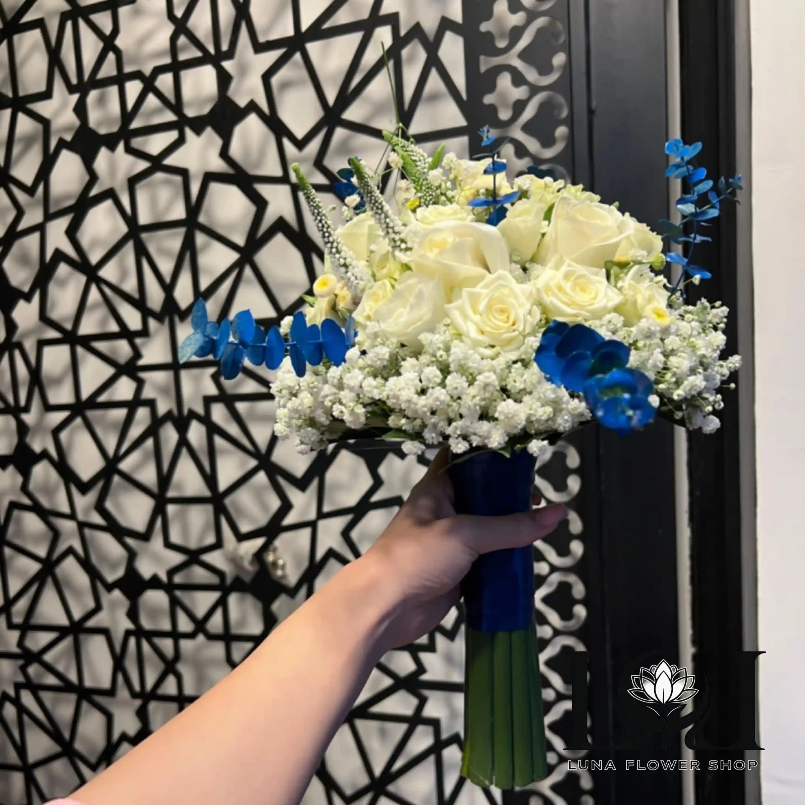 دسته گل عروس DL127