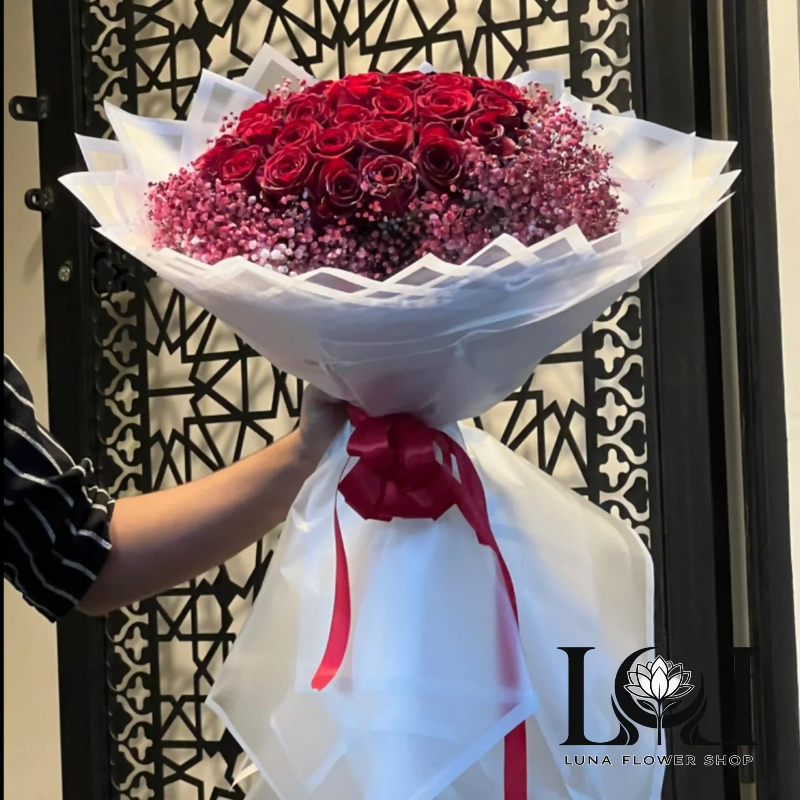 دسته گل رز DL124
