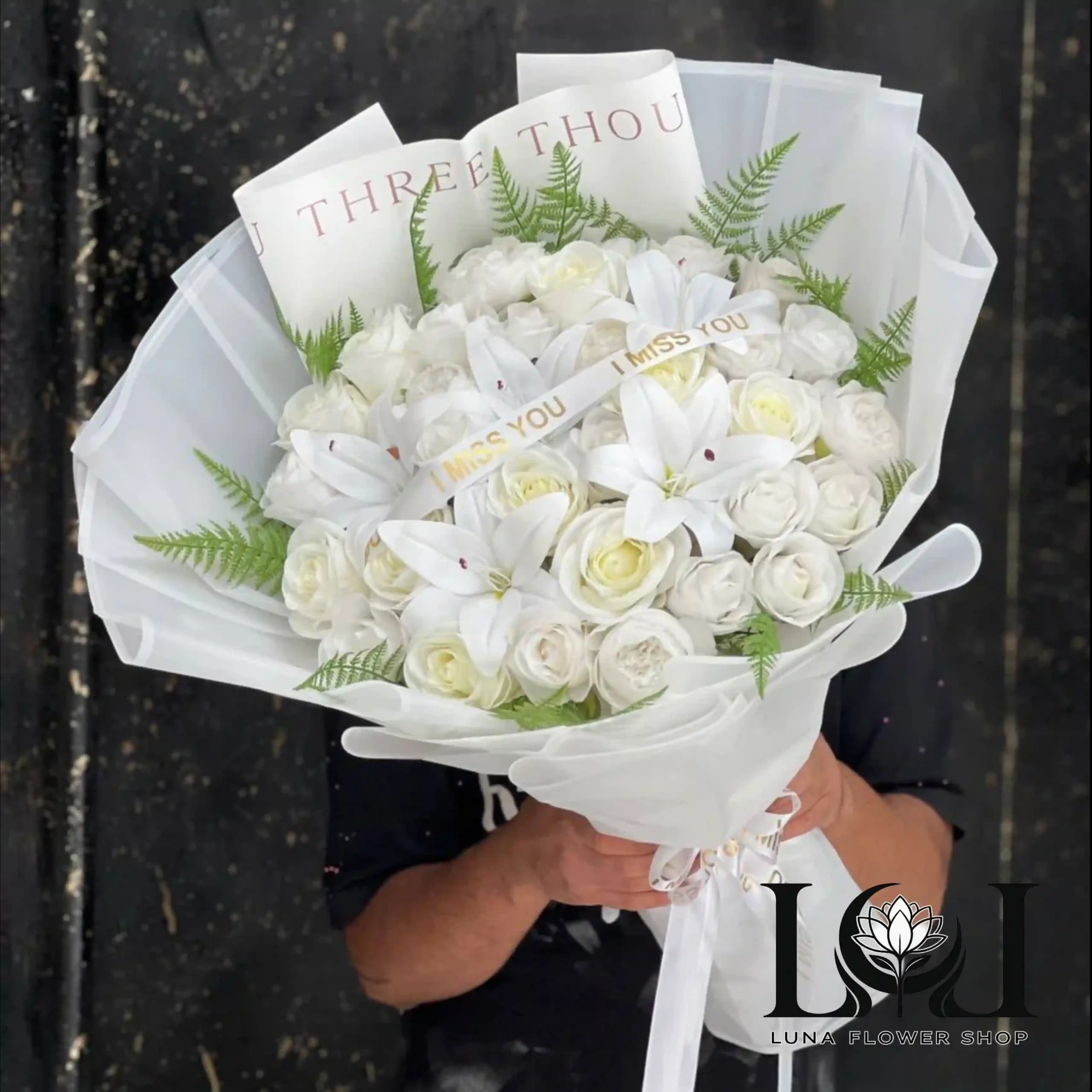 دسته گل مصنوعی لیلیوم AL105
