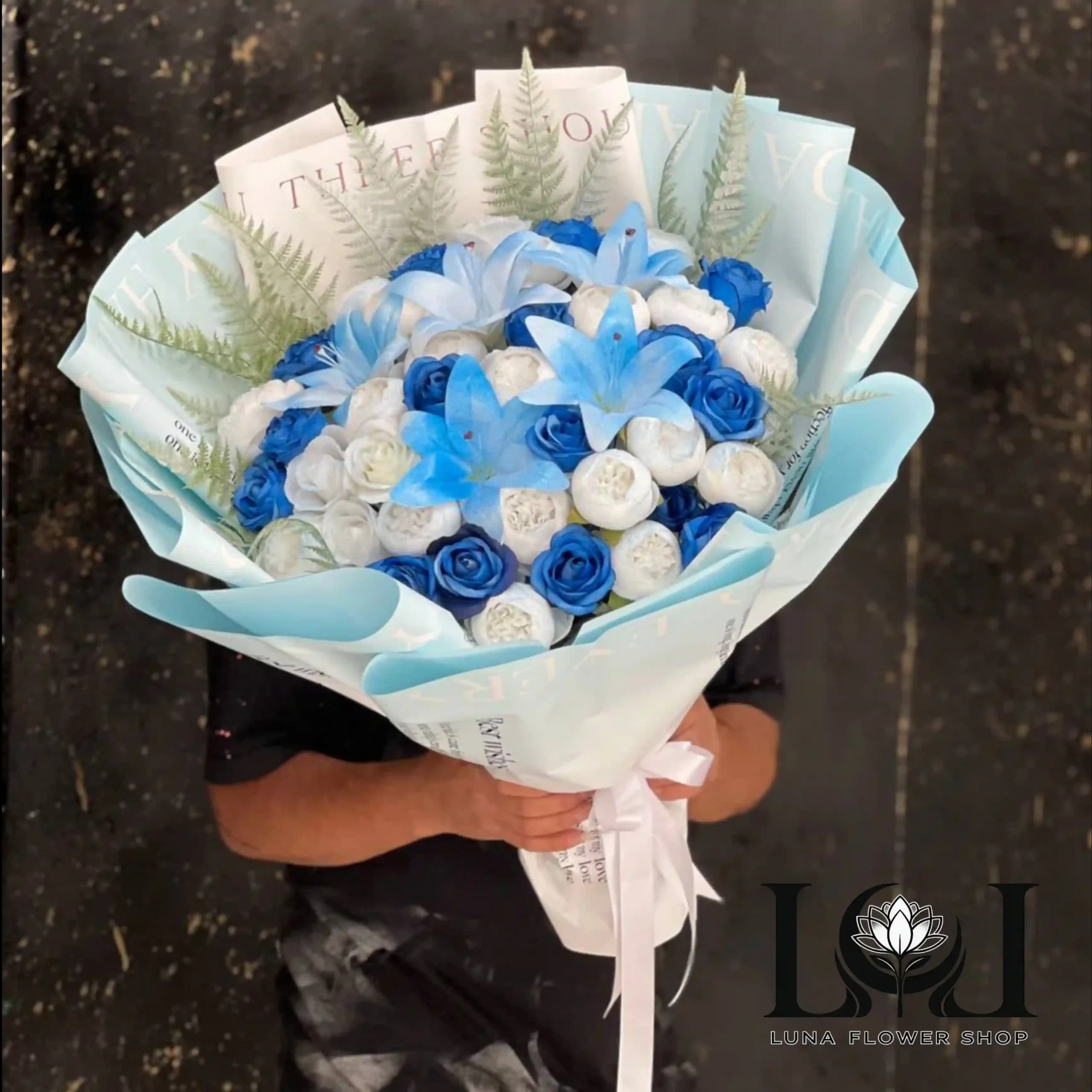 دسته گل مصنوعی لیلیوم AL104