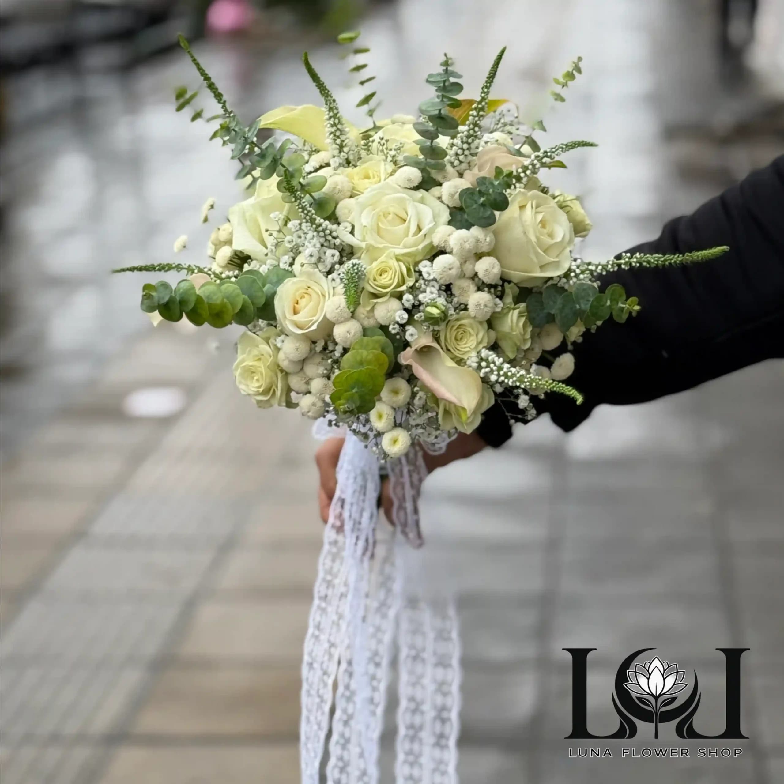 دسته گل عروس DL106