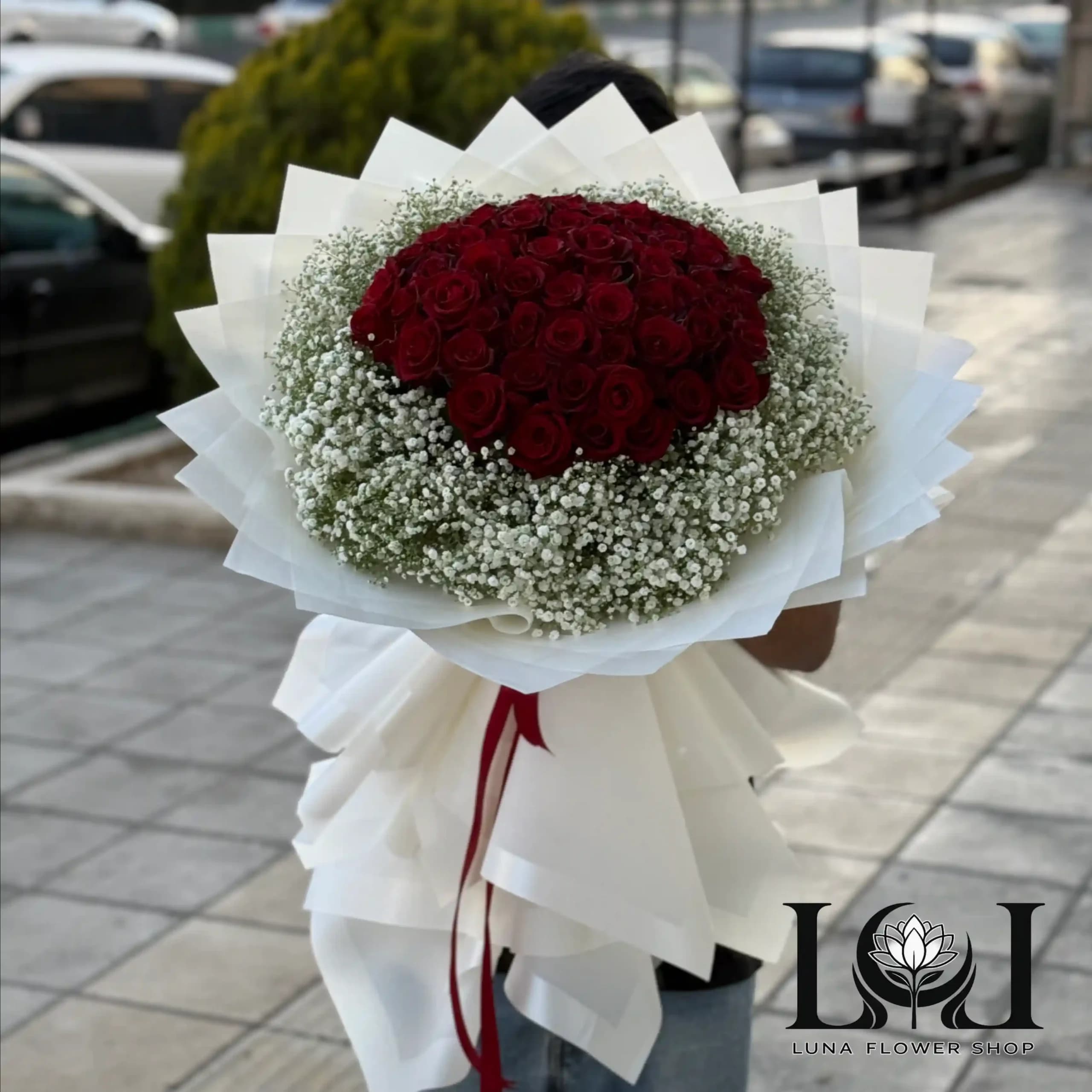 دسته گل رز DL107