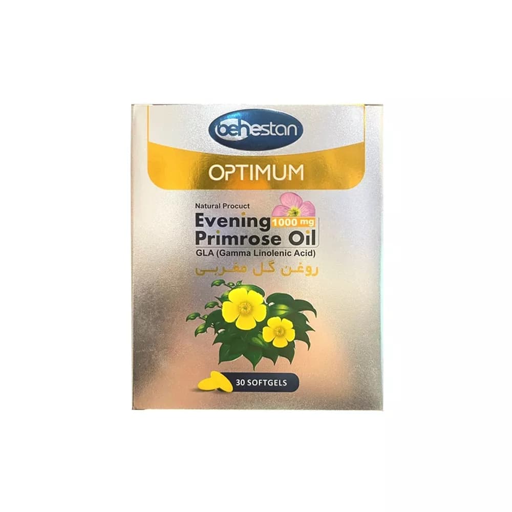سافت ژل روغن گل مغربی بهستان 30 عددی