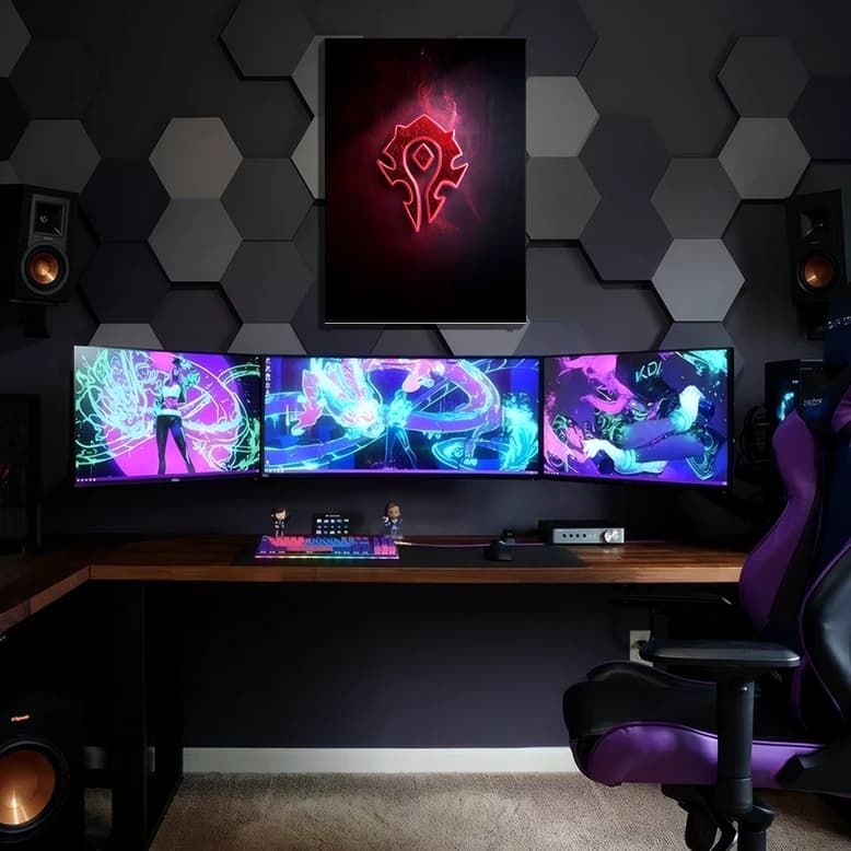متال پوستر بازی وارکرفت Warcraft با کد G-68 — تصویر ۲