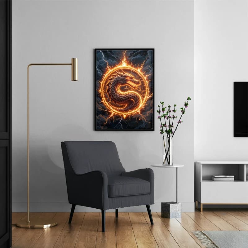 متال پوستر بازی مورتال کامبت Mortal Kombat با کد G-67 — تصویر ۳
