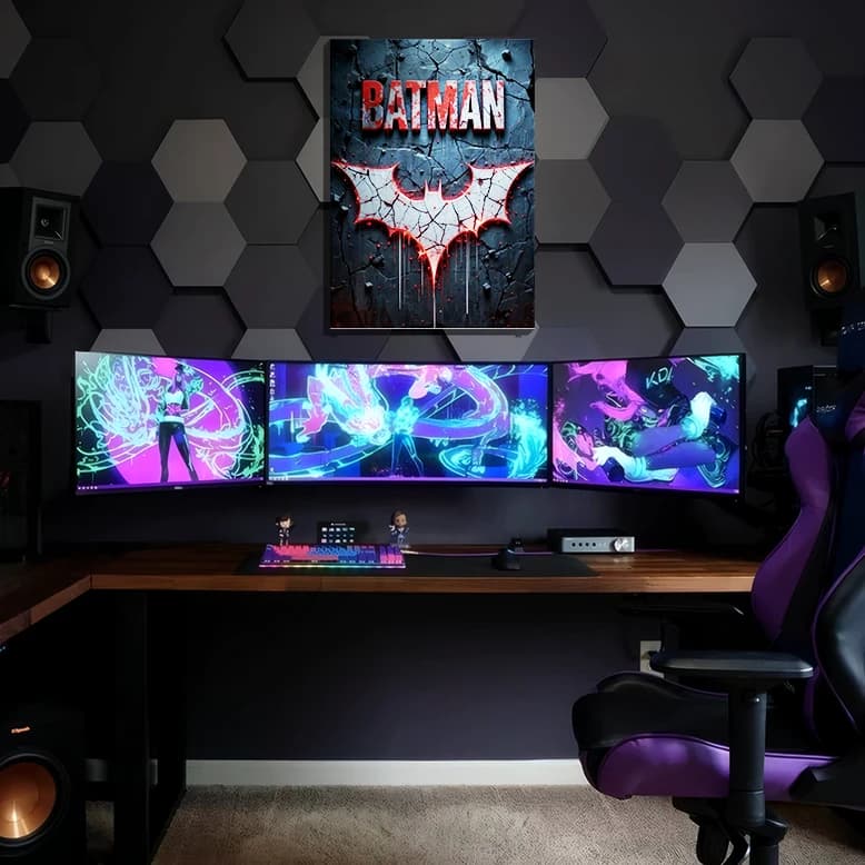 متال پوستر بتمن Batman با کد M-17 — تصویر ۲