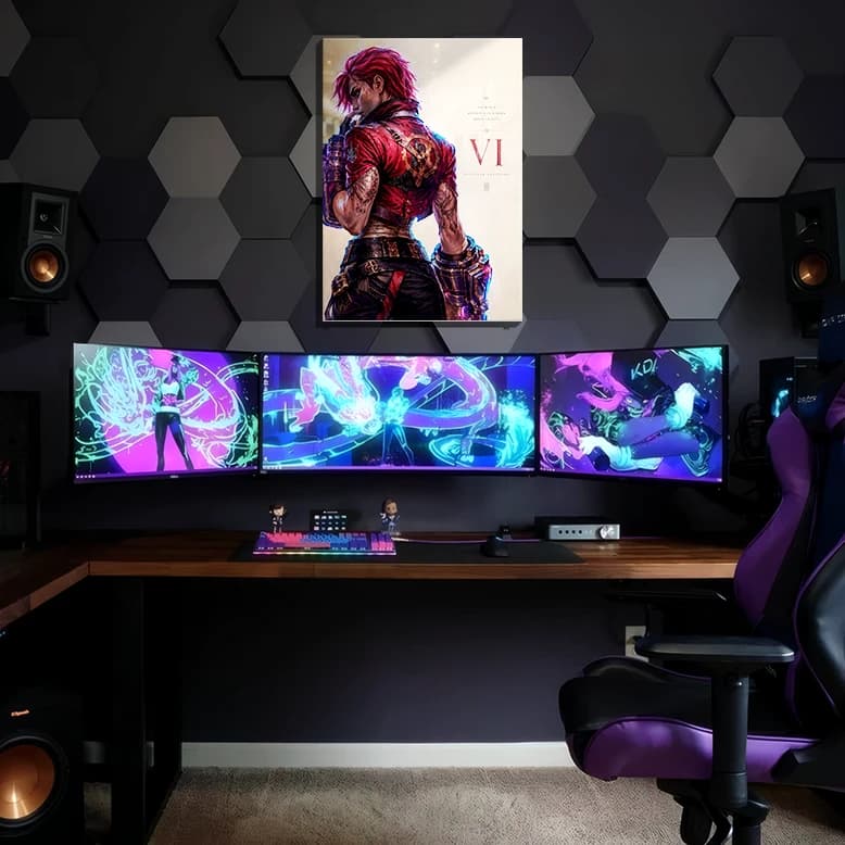متال پوستر بازی لیگ آف لجندز League of Legends با کد G-58 — تصویر ۲