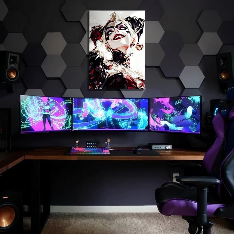 متال پوستر هارلی کوئین Harley Quinn با کد M-10 — تصویر ۲
