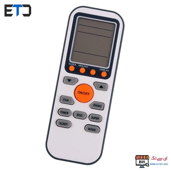 کنترل کولر گازی دکمه نارنجی TCL تی سی ال — تصویر ۲