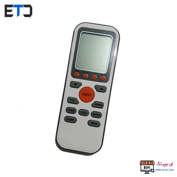 کنترل کولر گازی دکمه نارنجی TCL تی سی ال — تصویر ۴