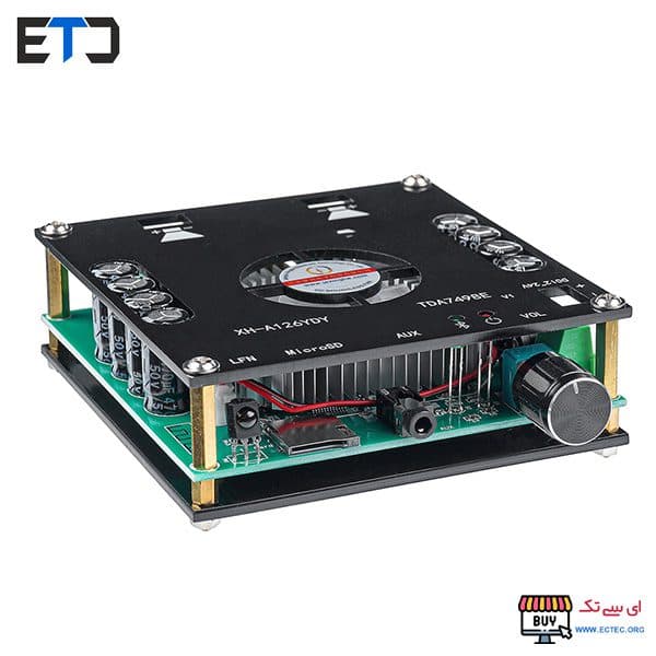 آمپلی فایر 160×2 وات استریو TDA7498E مدل XH-A126 — تصویر ۲