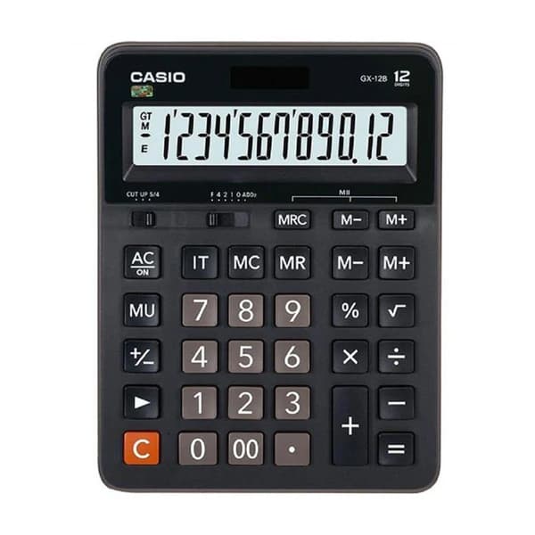 ماشین حساب 12 رقمی کاسیو (CASIO) مدل GX-12V-W