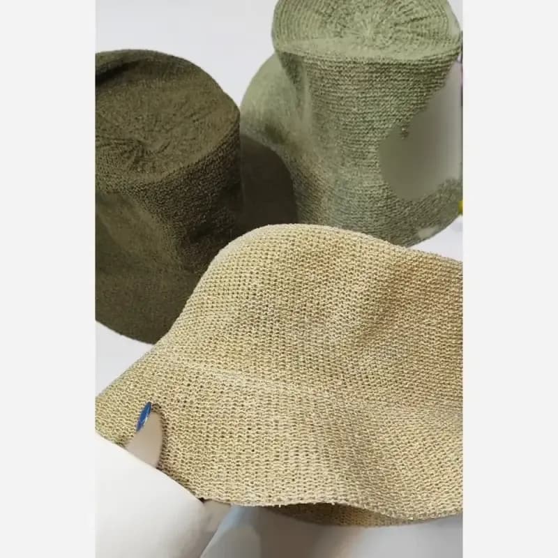 کلاه طرح حصیری وارداتی فریسایز کیفیت عالی — تصویر ۲