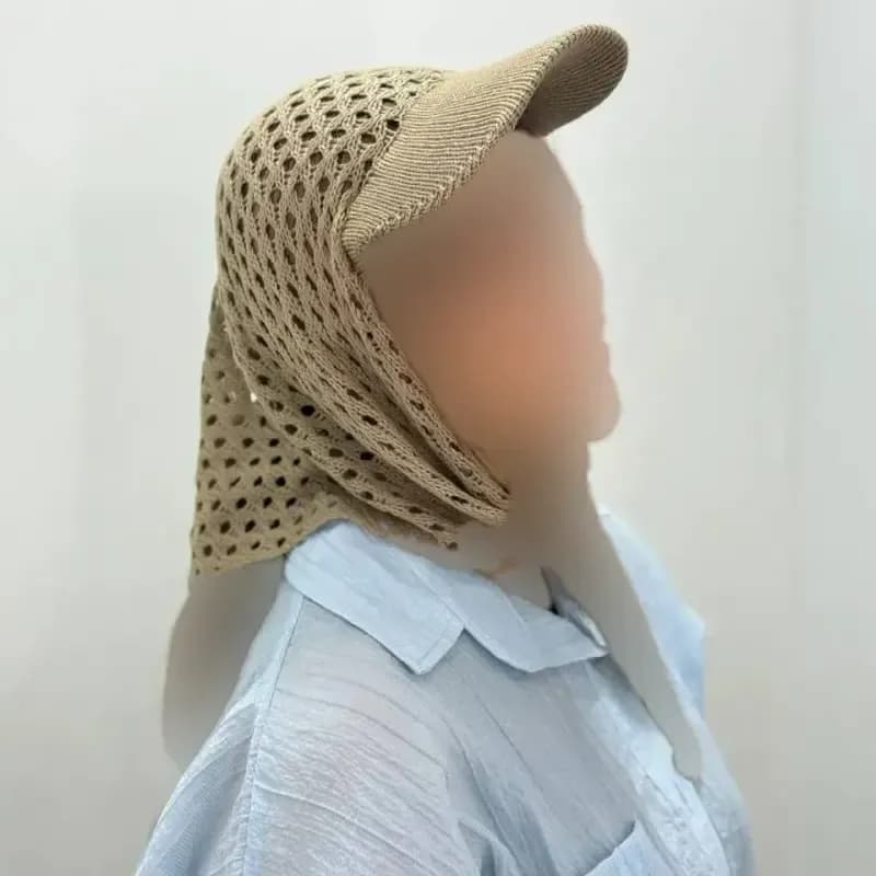 دورگ قلاب بافی نقابدار تابستونه اکسسوری سفر و طبیعت گردی — تصویر ۴