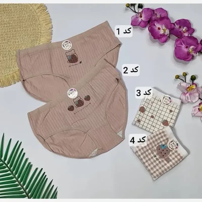 شورت نخی وارداتی زنانه سایز بزرگ XXL دوخت با کیفیت ضد حساسیت — تصویر ۲