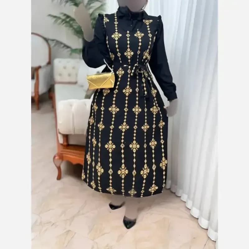 پیراهن طلاکوب ستاره جنس اسکادا سایز 38 تا 48 — تصویر ۶