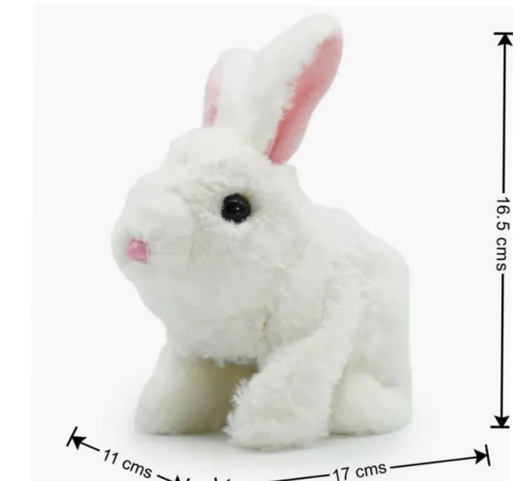 عروسک پولیشی خرگوش موزیکال مدل pet plush کد 1072 — تصویر ۲