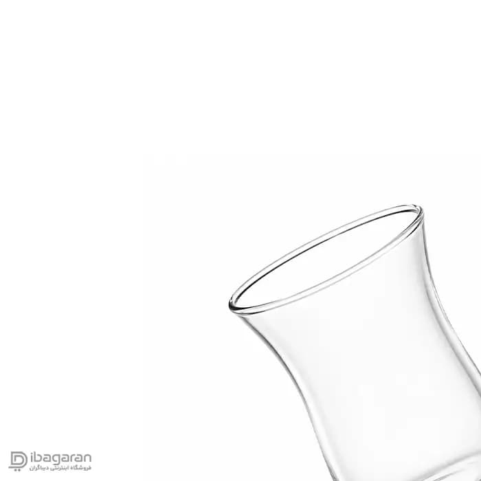 استکان کمر باریک 6 عددی پاشاباغچه مدل جهانگیر 42191 — تصویر ۴