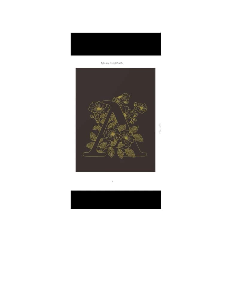 کتاب Tales of an Orobo Kibo نسخه انگلیسی PDF