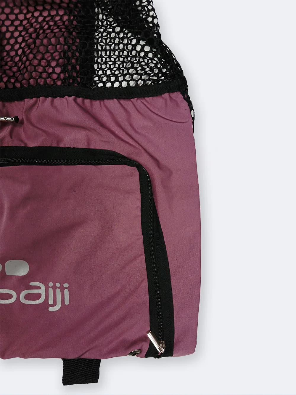 مش بگ ( mesh bag ) توری به رنگ بنفش مناسب برای وسایل استخر ، ساحل و دریا نابایجی ( Nabaiji ) — تصویر ۷