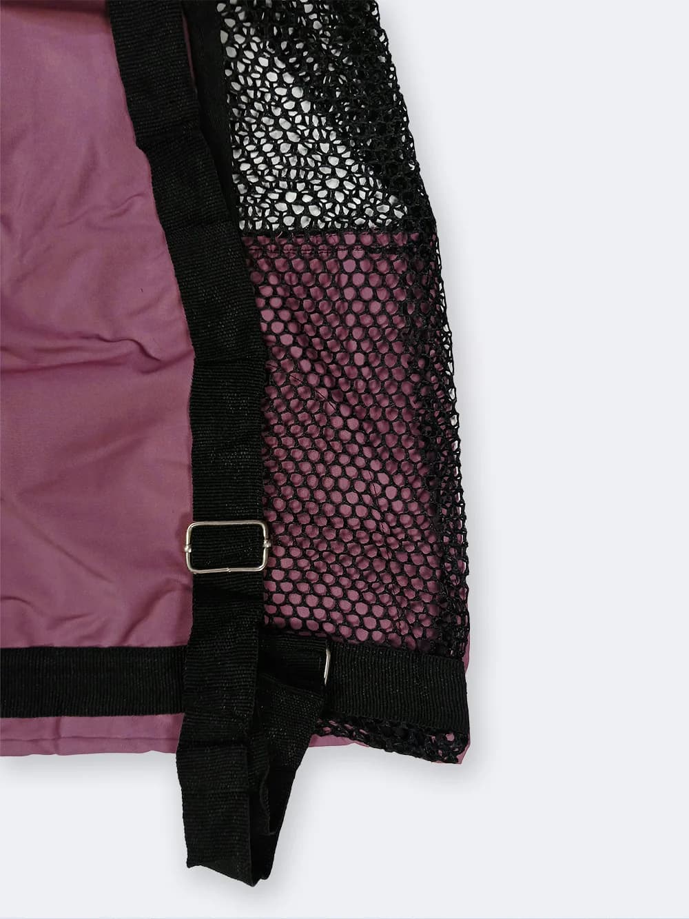 مش بگ ( mesh bag ) توری به رنگ بنفش مناسب برای وسایل استخر ، ساحل و دریا نابایجی ( Nabaiji ) — تصویر ۸