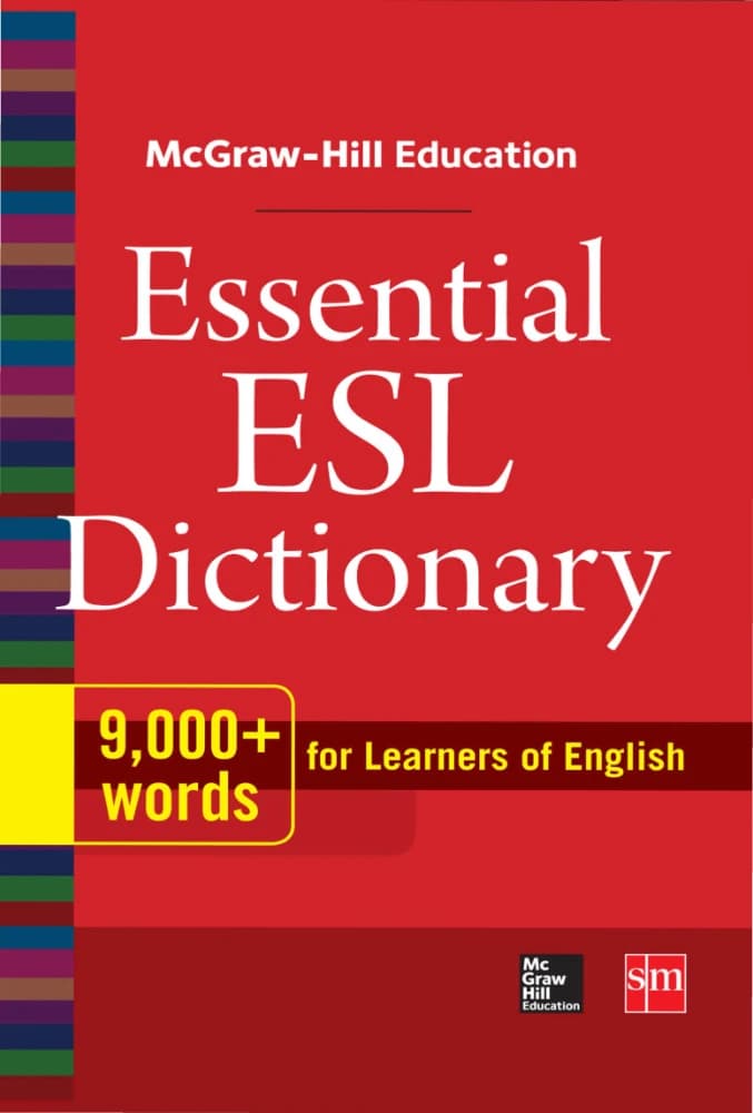 کتاب Essential ESL Dictionary نسخه انگلیسی PDF
