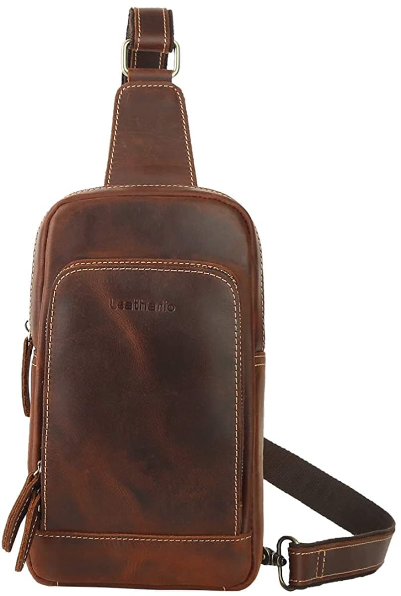 کیف کراس بادی و تک‌شانه چرم طبیعی مدل Crossbody Bag 29 | سیلوا چرم — تصویر ۳