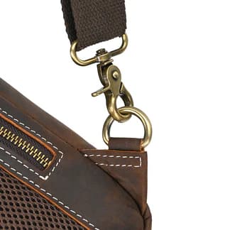 کیف کراس بادی و تک‌شانه چرم طبیعی مدل Crossbody Bag 28 | سیلوا چرم — تصویر ۵