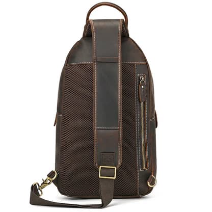 کیف کراس بادی و تک‌شانه چرم طبیعی مدل Crossbody Bag 28 | سیلوا چرم — تصویر ۴