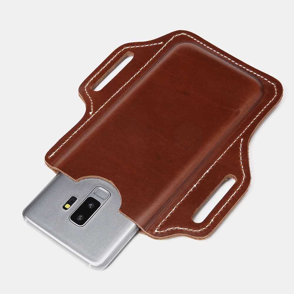 کیف موبایل چرم طبیعی مدل Mobile Bag 37 | سیلوا چرم — تصویر ۳