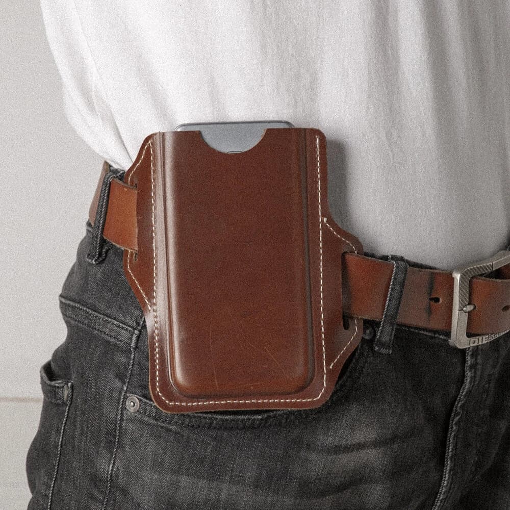 کیف موبایل چرم طبیعی مدل Mobile Bag 37 | سیلوا چرم — تصویر ۶