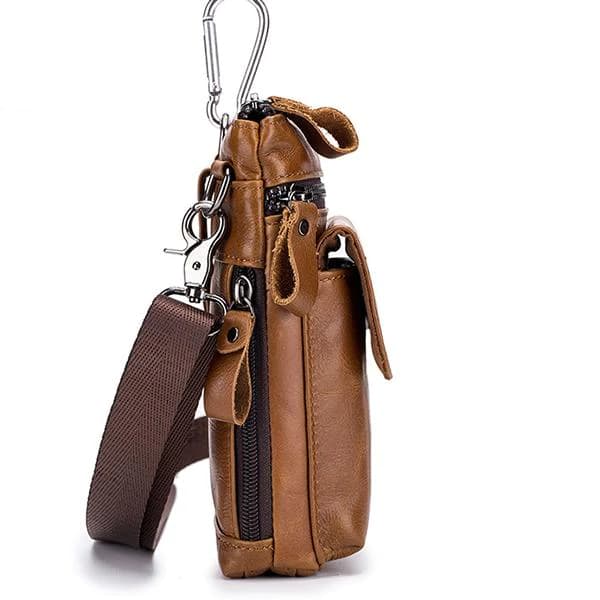 کیف دوشی چرم طبیعی مدل Shoulder Bag 29 | سیلوا چرم — تصویر ۴