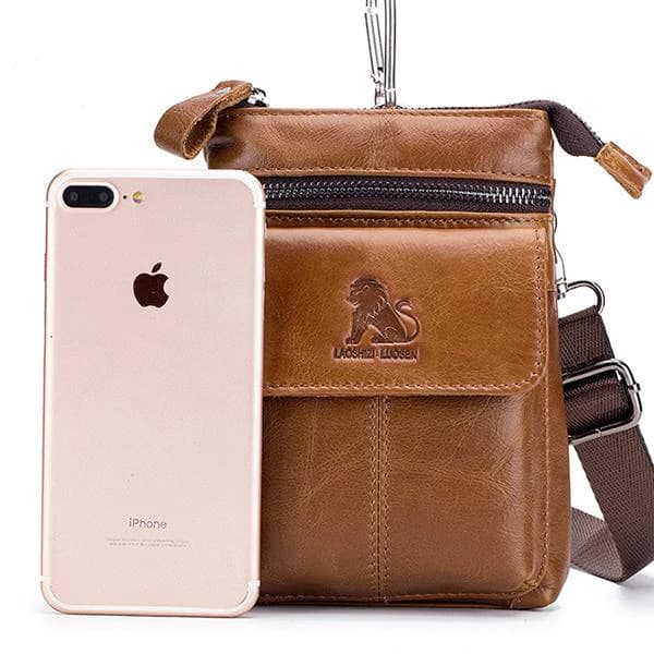 کیف دوشی چرم طبیعی مدل Shoulder Bag 29 | سیلوا چرم — تصویر ۳