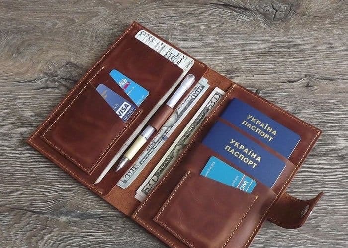 کیف پاسپورت چرم طبیعی مدل Passport Bag 28 | سیلوا چرم