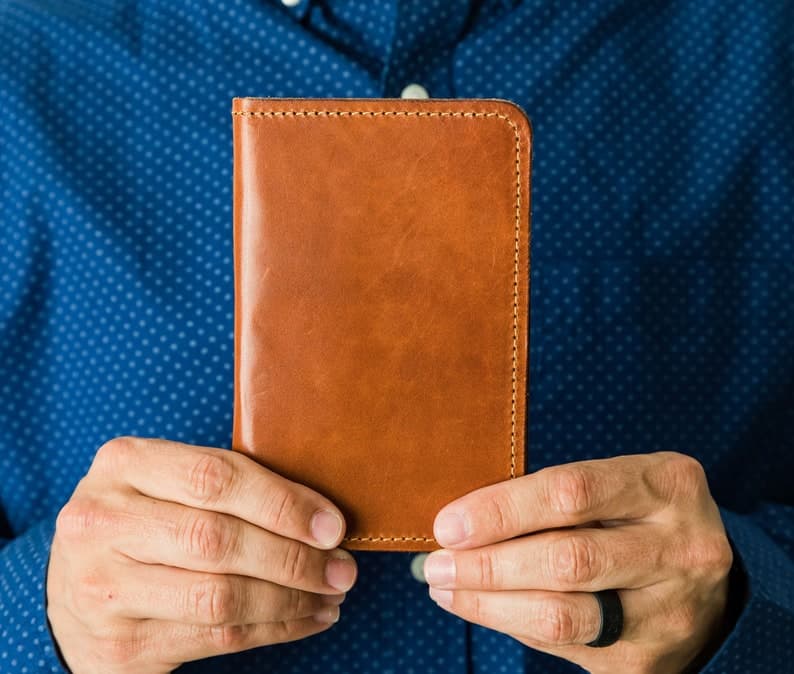 کیف پاسپورت چرم طبیعی مدل Passport Bag 22 | سیلوا چرم