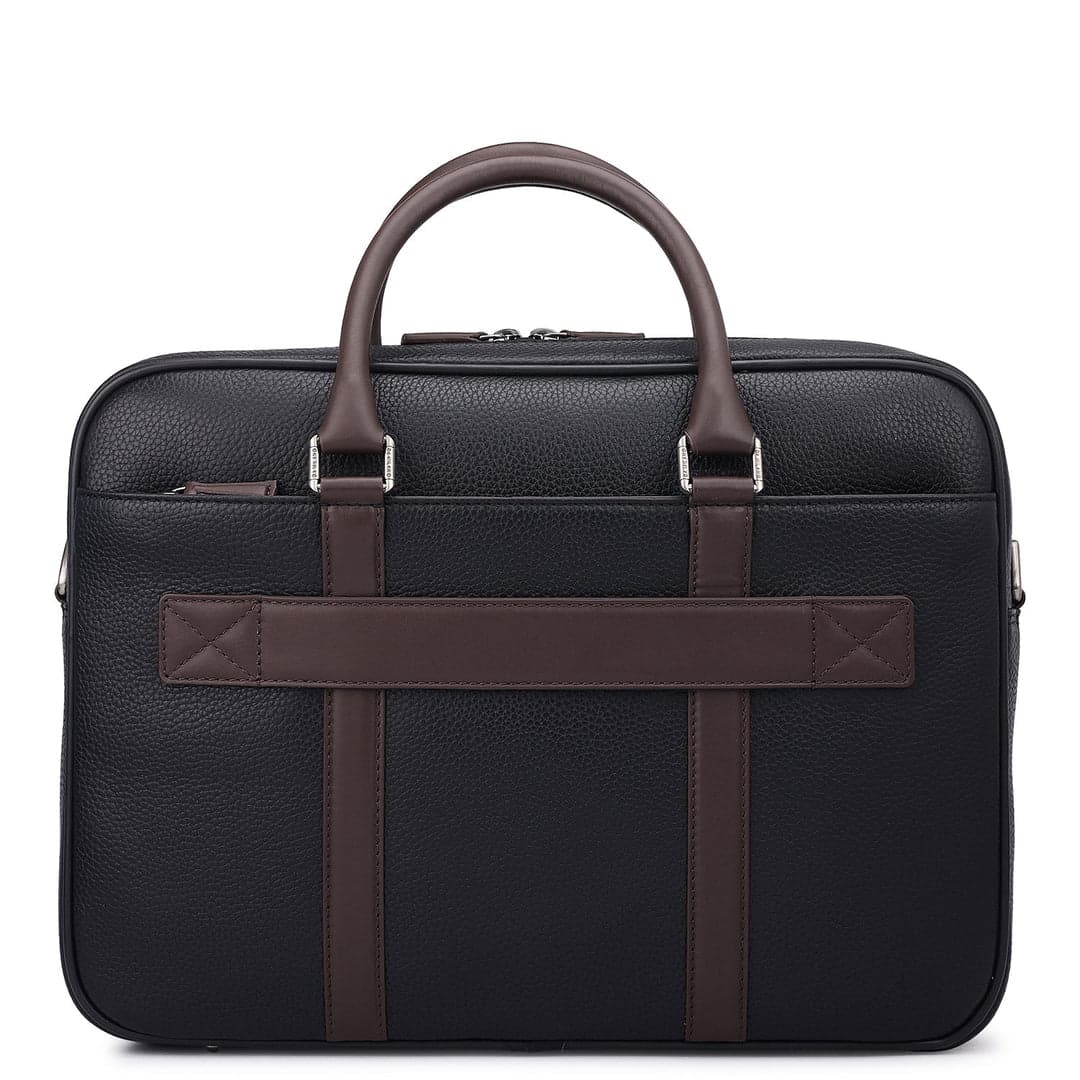 کیف اداری چرم طبیعی مدل Office Bag 28 | سیلوا چرم — تصویر ۷